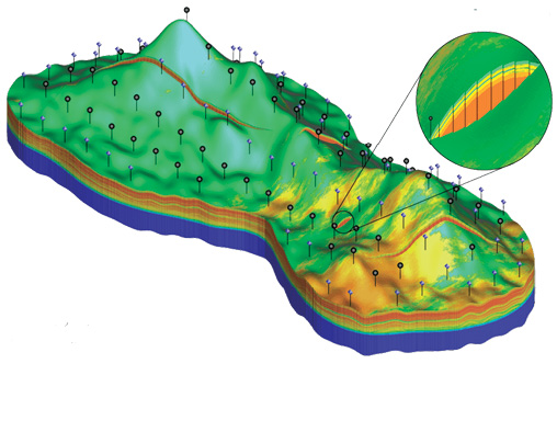 Echelon is a high performance petroleum reservoir simulator optimized for HPC clusters and high-end accelerators. Image: Stone Ridge Technology