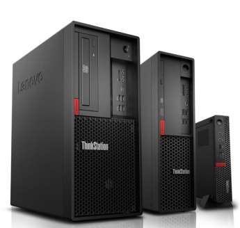 Lenovo ThinkStation P330 family of workstations. Image courtesy of Lenovo.