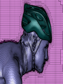 ANSYS Fluent 19.2 marks the debut of Mosaic meshing technology. ANSYS reports that Mosaic creates meshes with fewer yet better quality cells automatically. Less compute-intensive than earlier technologies, Mosaic technology can deliver accurate solutions at speeds up to two times faster than previously possible. Image courtesy of ANSYS Inc.