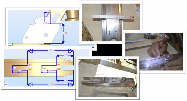 Shown here is the gauge map and instrumentation for testing a scooter under typical usage conditions. Image courtesy of Wolf Star Technologies LLC.